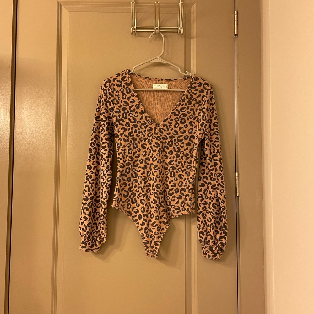 Cheetah Print Abercrombie Bodysuit, size medium